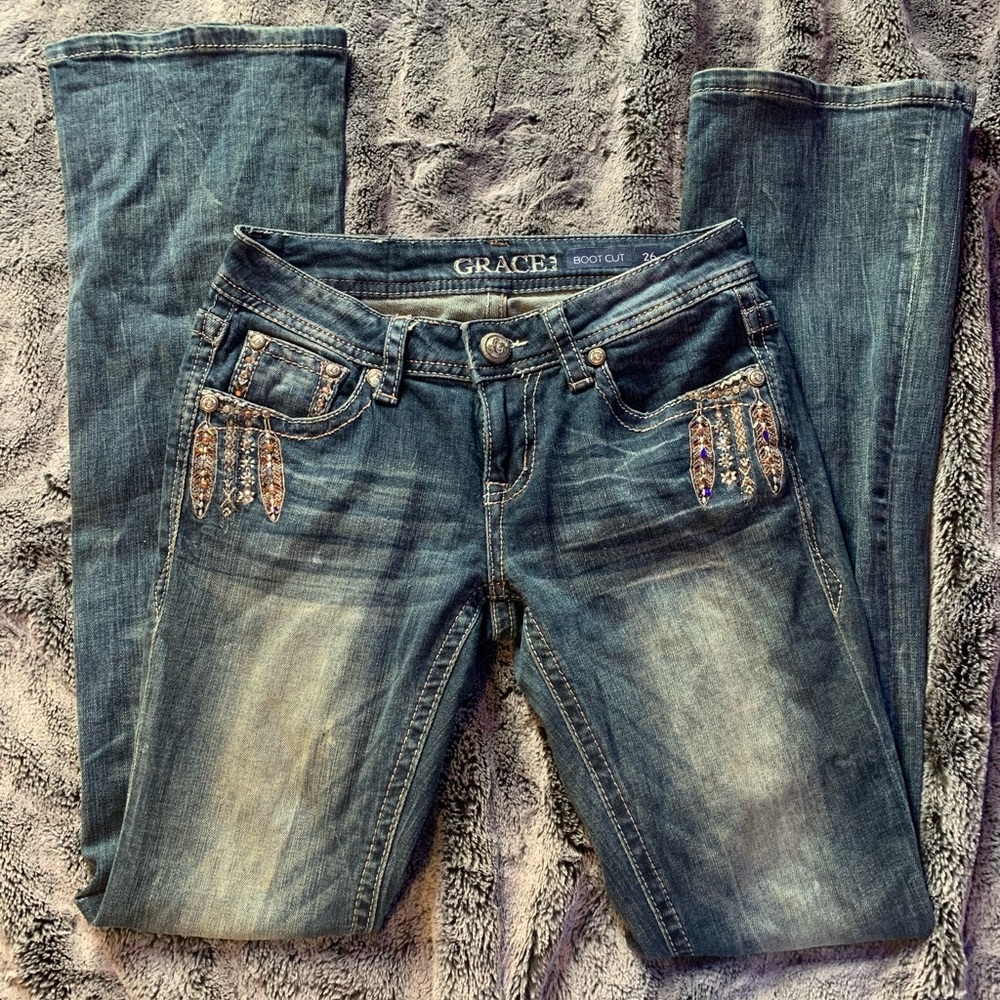grace in LA bootcut jeans
